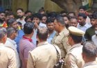 विहिप नेता गिरफ्तारी पर भड़के हिंदू संगठन,थाने व तहसील पर किया विरोध-प्रदर्शन