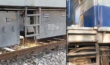 ये ट्रेन हादसे से बाल-बाल बची, इंजन से उठता धुआं देख मचा हड़कंप, जाने मामला...