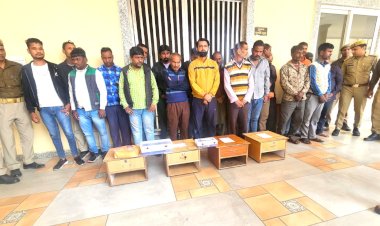 एसएसपी अनुराग आर्य के नेतृत्व में 22 सट्टेबाज दबोचे, सरगना फरार