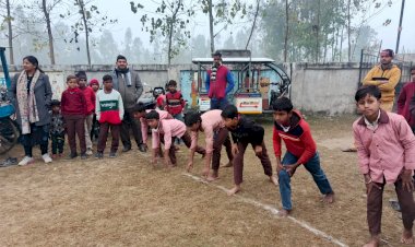ब्लॉक स्तरीय खेलकूद प्रतियोगिताएं संपन्न, छात्र-छात्राओं ने दिखाया दमखम
