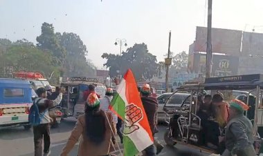 ईडी कार्रवाई के विरोध में कांग्रेस का भाजपा कार्यालय पर जोरदार प्रदर्शन, पुलिस से झड़प में कई कार्यकर्ता घायल