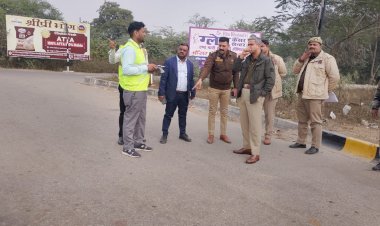 मीरगंज में सड़क दुर्घटनाओं पर अंकुश लगाने सक्रिय प्रशासन, हाईवे कट पॉइंट्स का गहन निरीक्षण