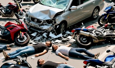 सड़क पर तांडव, कार बनी कहर