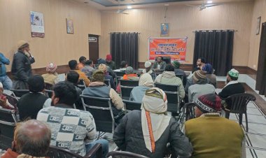 ठिरिया खेतल में ग्राम जन चौपाल आयोजित