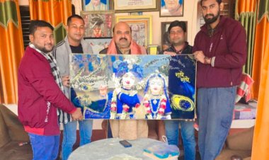 भुजेंदर गंगवार से मिले गुड्डू अल्वी व विनय चौधरी