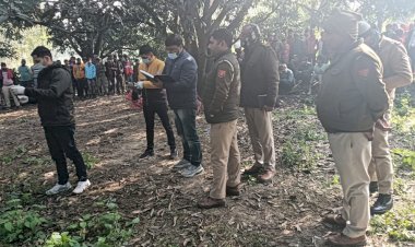 आम के बाग में युवक का शव फंदे से लटका मिला