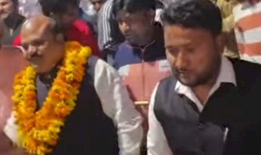 सैंथल में भाजपा नेता भुजेंद्र गंगवार की सभा, नवाबगंज से टिकट की दावेदारी