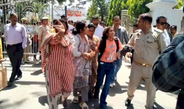 कचहरी गेट पर रिश्तों का विवाद बना बड़ा तमाशा