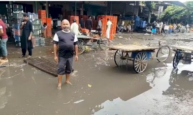 डेलापीर मंडी में गंदगी का साम्राज्य, व्यापारी बेहाल