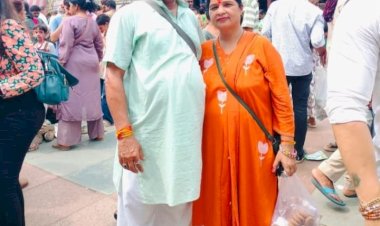चार धाम और द्वादश ज्योतिर्लिंग दर्शन के बाद सैंथल लौटे सुशील गुप्ता
