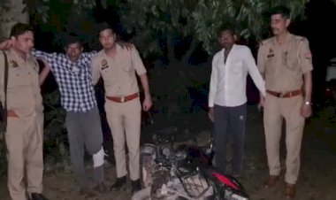 पुलिस मुठभेड़ में गैंगस्टर एक्ट का वांछित आरोपी घायल, साथी गिरफ्तार