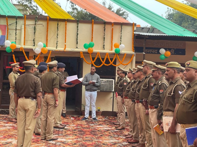 कप्तान की बारीक निगाहों ने पकड़ीं खामियां, इज्जतनगर थाने पहुंचे एसएसपी, निरीक्षण किया, हिल गया थाना