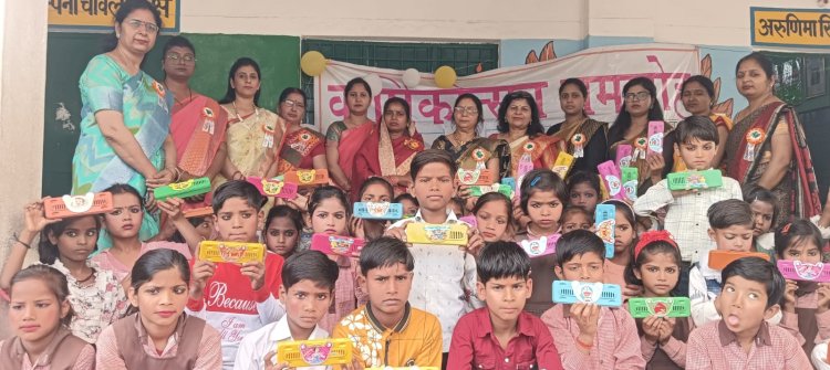 प्राथमिक विद्यालय रिठौरा में वार्षिकोत्सव एवं विदाई समारोह आयोजित