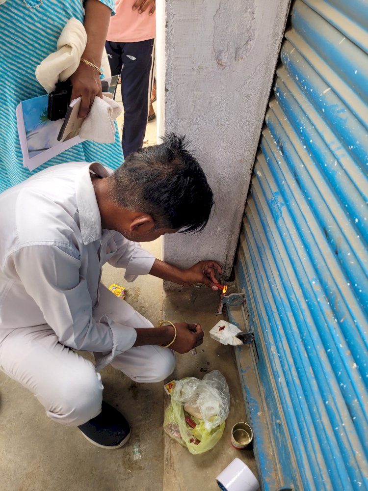 अवैध क्लीनिक पर स्वास्थ्य विभाग की छापेमारी, क्लिनिक सील