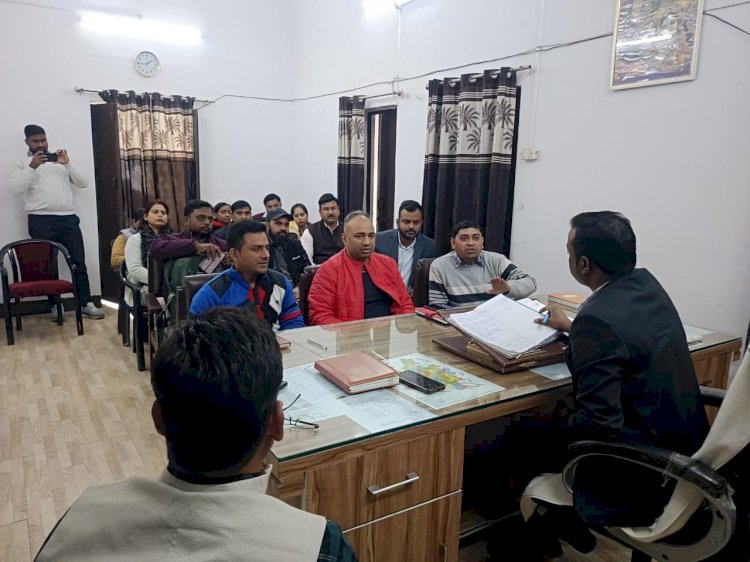 टीका उत्सव को सफल बनाने के लिए एसडीएम ने दिए निर्देश