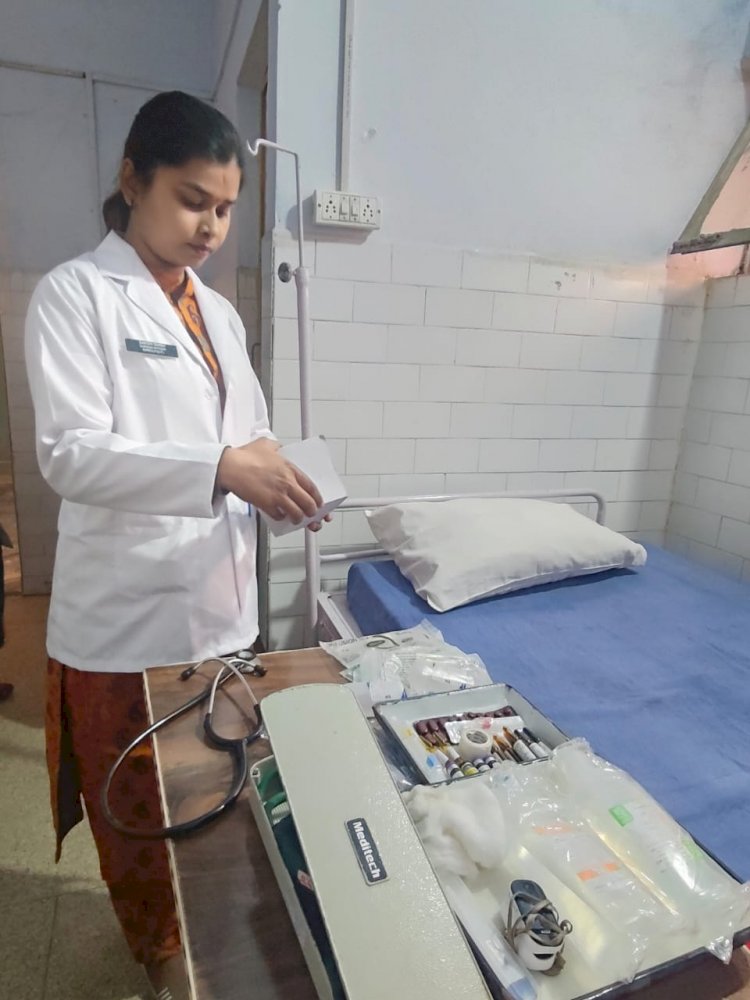 मीरगंज सीएचसी पर शुरू हुआ मैटरनल एनीमिया प्रबंधन कॉर्नर