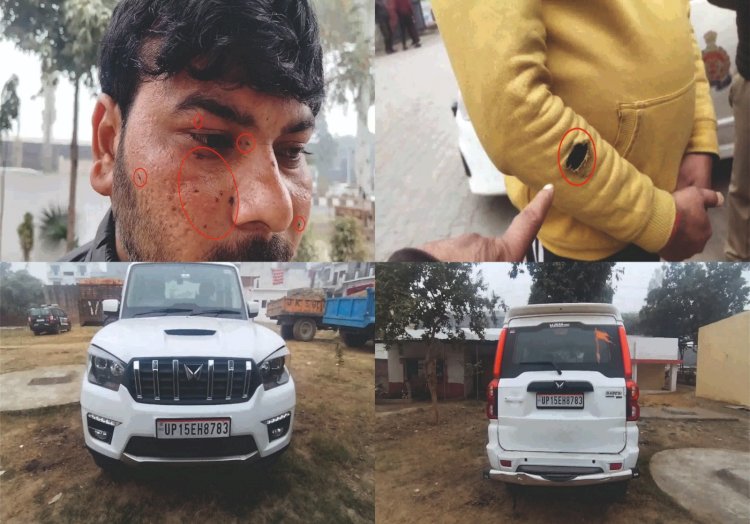 थाना इंचार्ज को सलामी, फिर कानून को खुली चुनौती