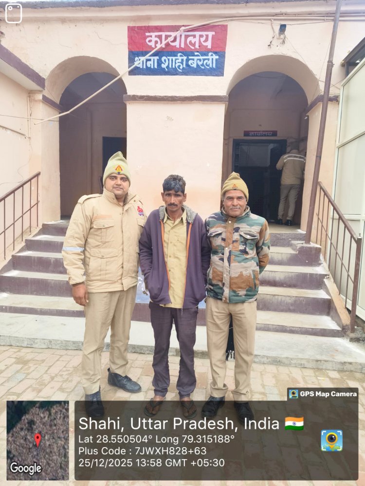 चेकिंग में फंसा अपराध, तमंचे के साथ युवक सलाखों के पीछे