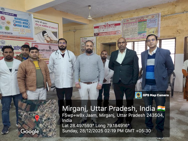 आरोग्य मेले का निरीक्षण