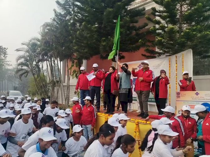 राष्ट्रीय युवा दिवस पर कैंट बोर्ड की मिनी मैराथन