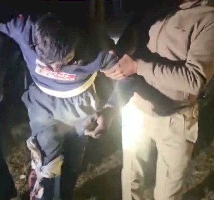 गौकशी में शामिल दो बदमाश मुठभेड़ में गिरफ्तार