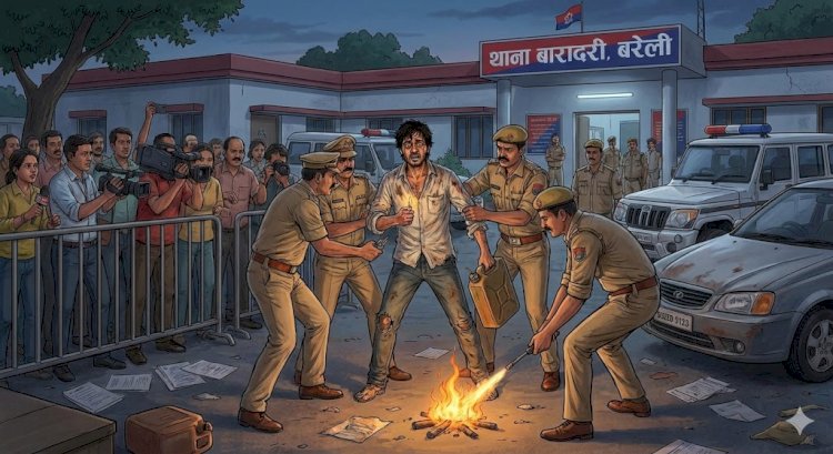 थाने के साए में सुलगता इंसाफ