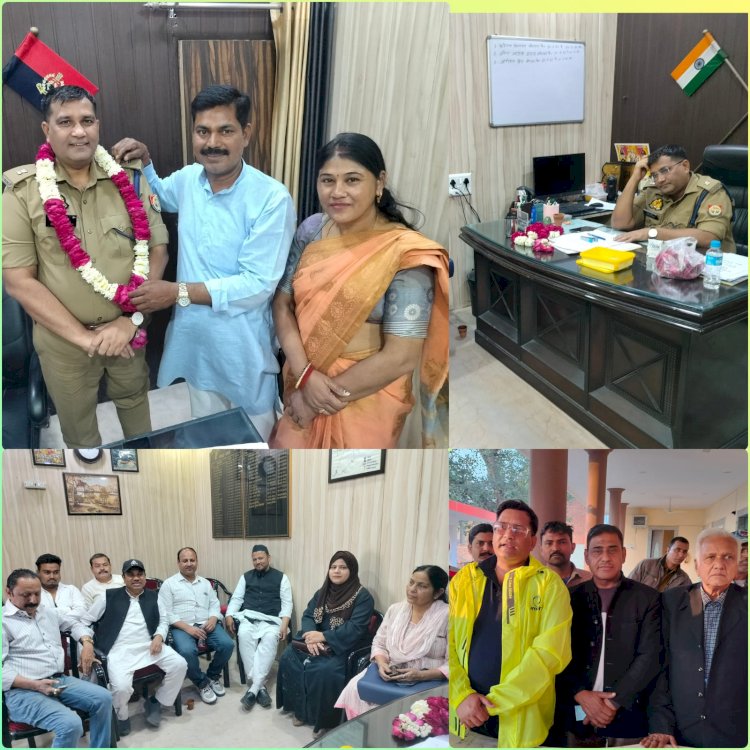 एएसपी पंकज श्रीवास्तव का सम्मान