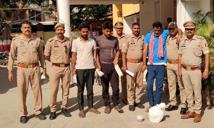 मुठभेड़ में गौकशी के तीन वांछित आरोपी दबोचे