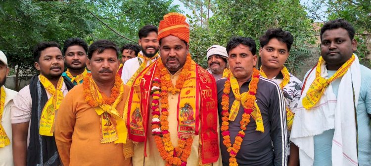 हाथरस: अखिल भारतीय वाल्मीकि महासभा के जिला अध्यक्ष बने दिलीप डब्बू