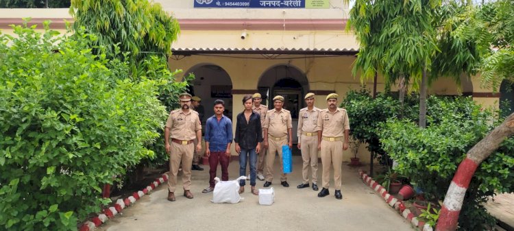 मीरगंज पुलिस ने किया चोरी का खुलासा, दो शातिर चोर गिरफ्तार, भारी सामान बरामद
