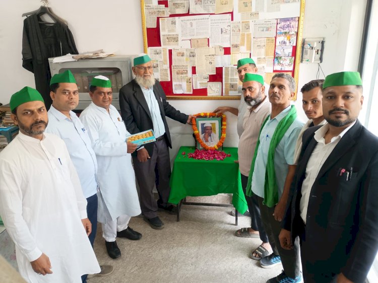 चौधरी महेंद्र सिंह टिकैत की 91वीं जयंती पर किसानों ने किया नमन