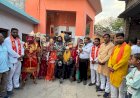 हरहरपुर में निकली भव्य शोभा यात्रा