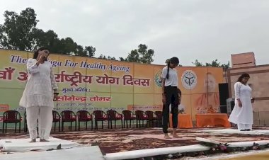 मेरठ में योग दिवस पर 2500 लोगों ने किया योगाभ्यास