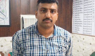 10 हजार की रिश्वत लेते लेखपाल गिरफ्तार