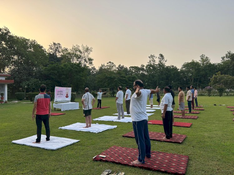 फॉरएवर ग्लोबल एंटरप्राइजेज में मनाया गया योग दिवस